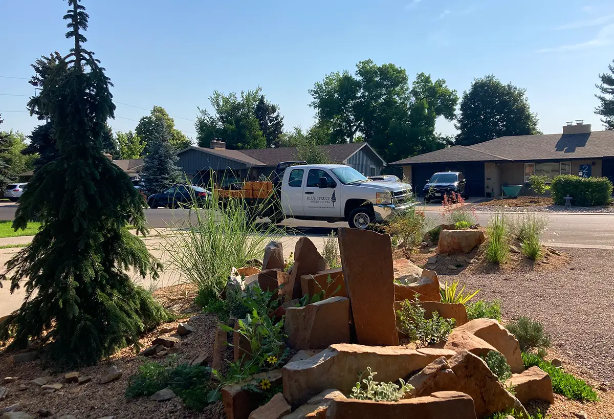 Northern Colorado landscape design installation by the professionals at Blue Spruce Horticulture.