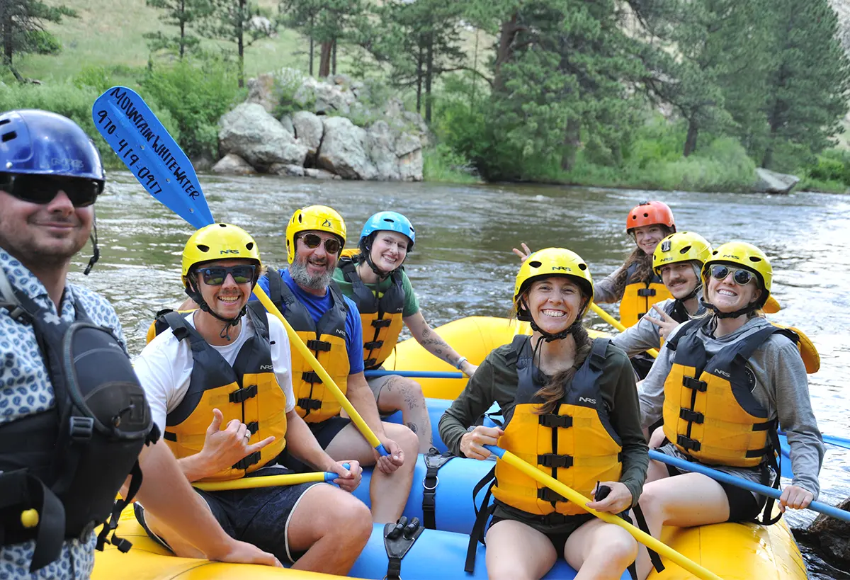 Blue Spruce Team White Water rafting