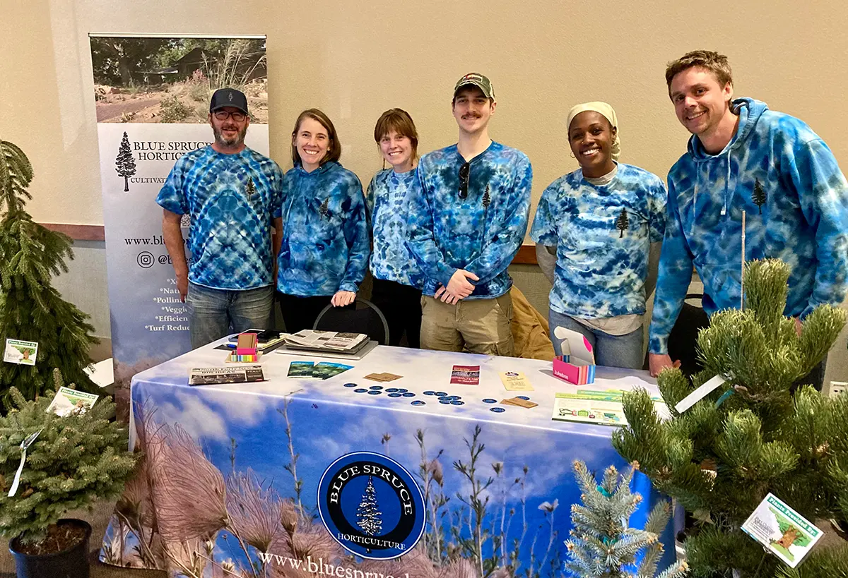 Blue Spruce Horticulture at a booth