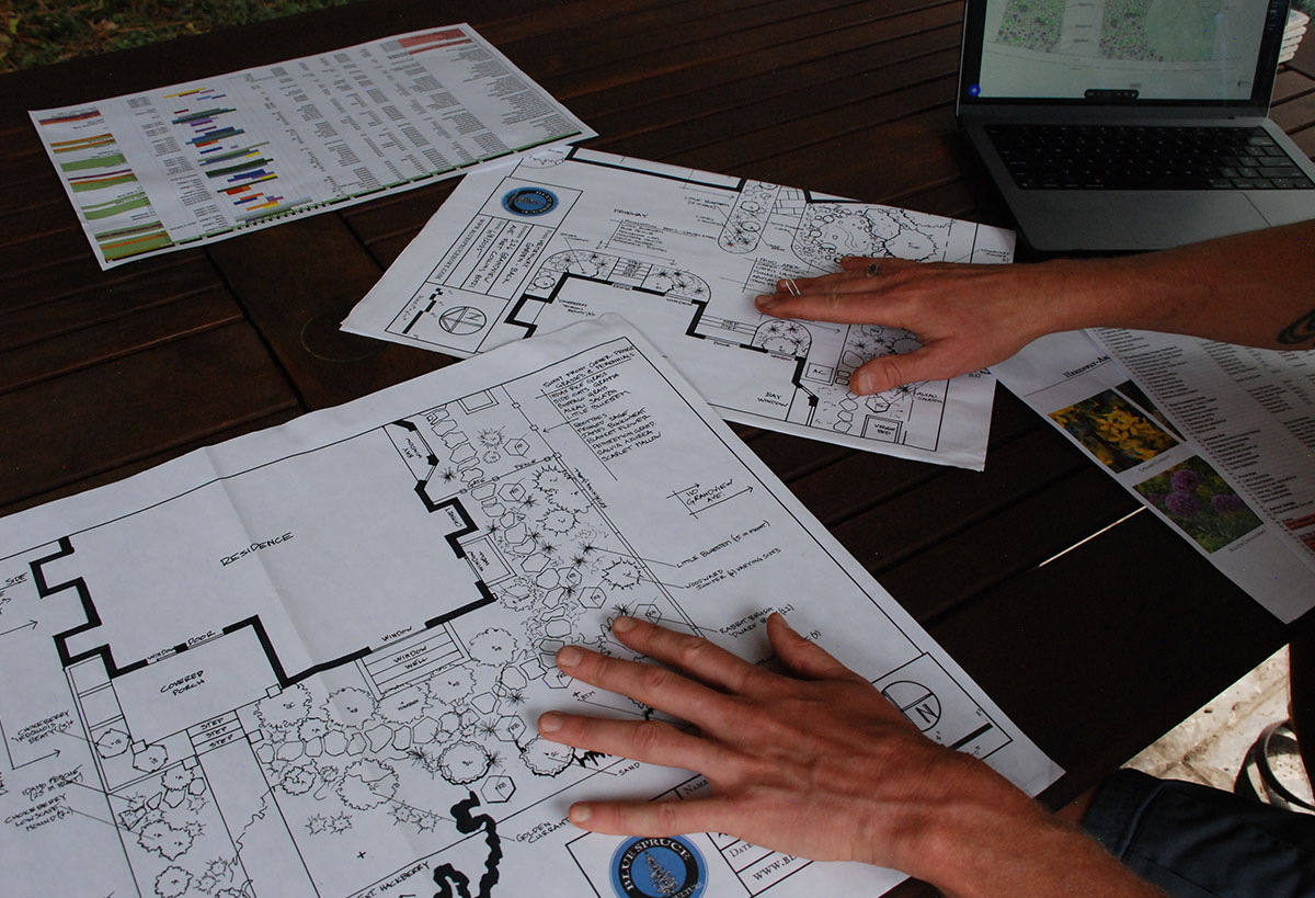 Lanscape architecture blueprints
