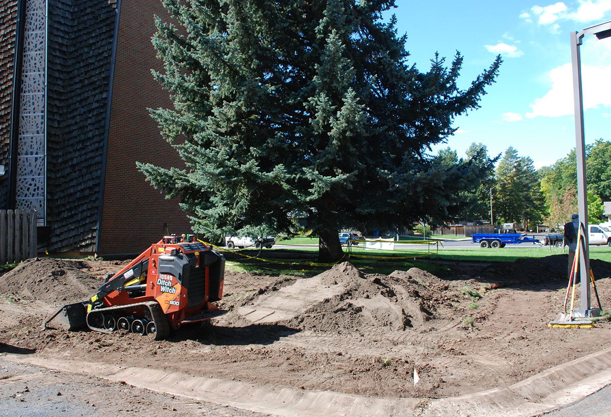 heavy machine for landscaping